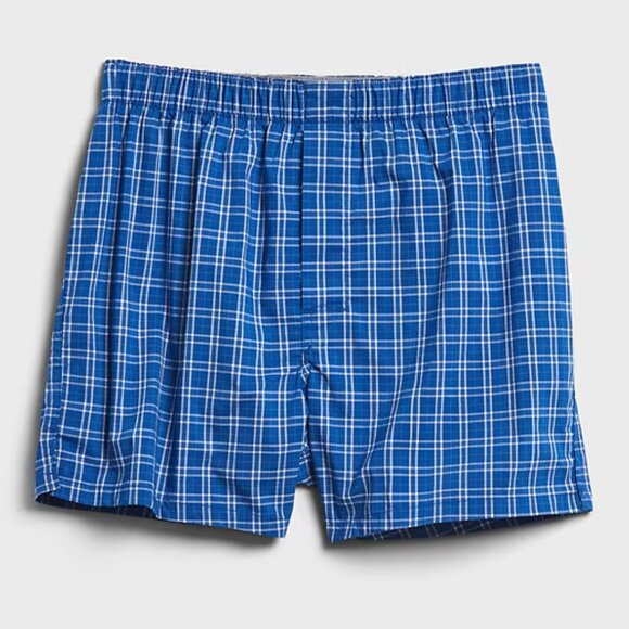 Banana Republic Tattersall Tech-Stretch Boxer - Picture 1 of 5